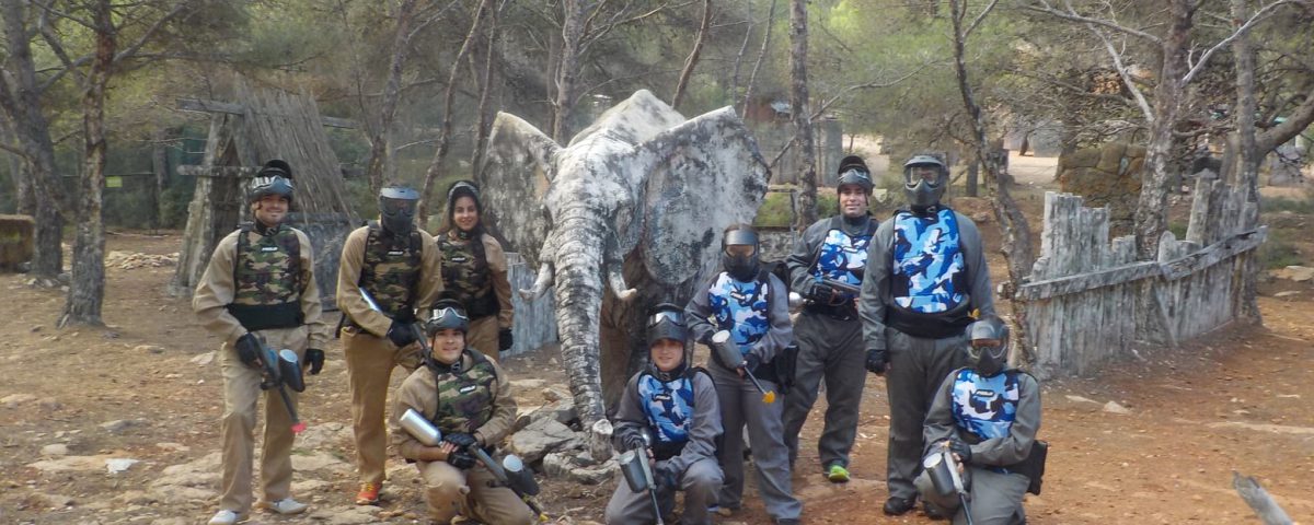 paintball en familia