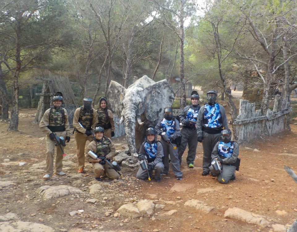 paintball en familia