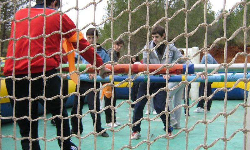 futbolin humano